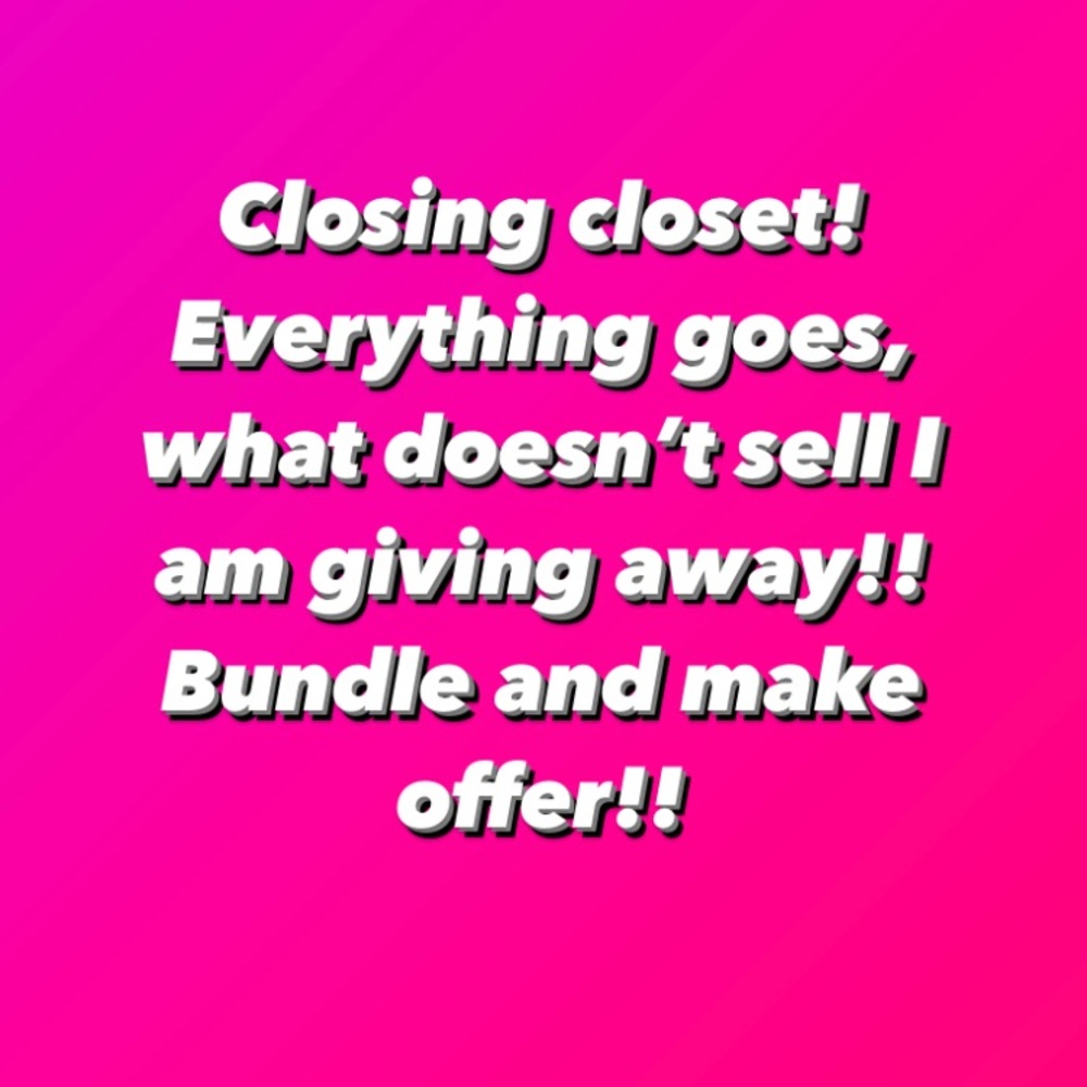 CLOSING 2024 OUT! No offer too small! Tired of the clutter!